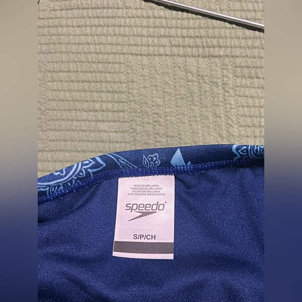 Speedo Printed Classic Bikini Bottom Booms & Bolts Blue Size Small NWT - Picture 8 of 10